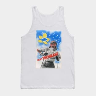 Mont Tremblant Canada Vintage Poster 1939 Tank Top